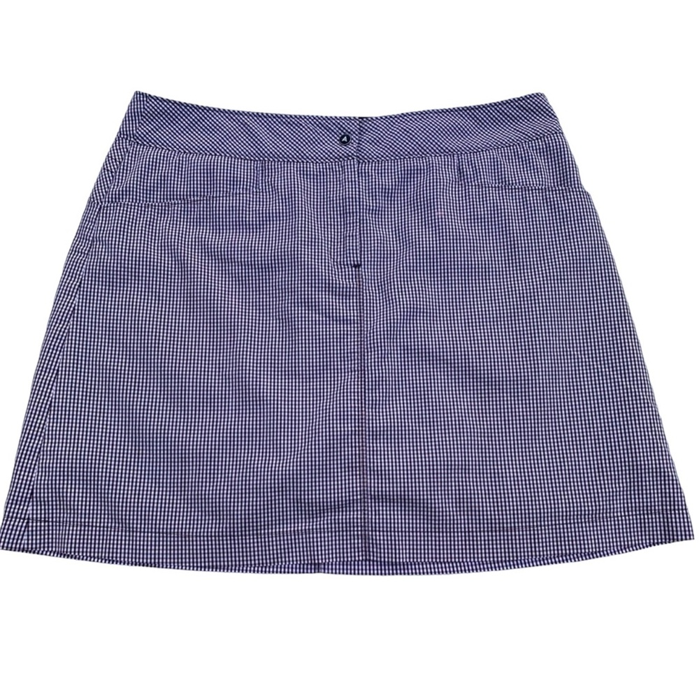 Annika Cutter & Buck Women’s Gingham Performance Golf Skort Size 8